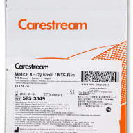 X-ray film for general radiology Carestream Health (Kodak) MXG 13х18 cm.
