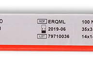 X-ray film for general radiology Agfa CP-GU NIF 35x35 cm.