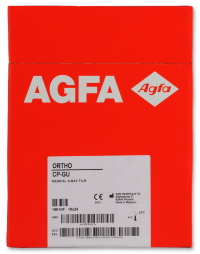 X-ray film for general radiology Agfa CP-GU NIF 18x24 cm.