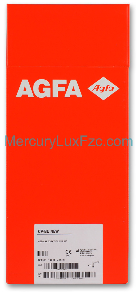X-ray film for general radiology Agfa CP-BU New NIF 18x43 cm