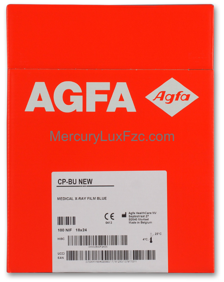 X-ray film for general radiology Agfa CP-BU New NIF 18x24 cm