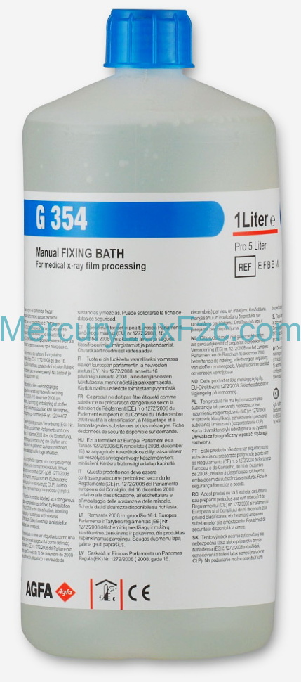 Fixer for manual processing Agfa G354 for 5L (1L)