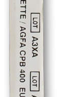 X-ray cassette Agfa CP with screen CPB 400 18x43 cm