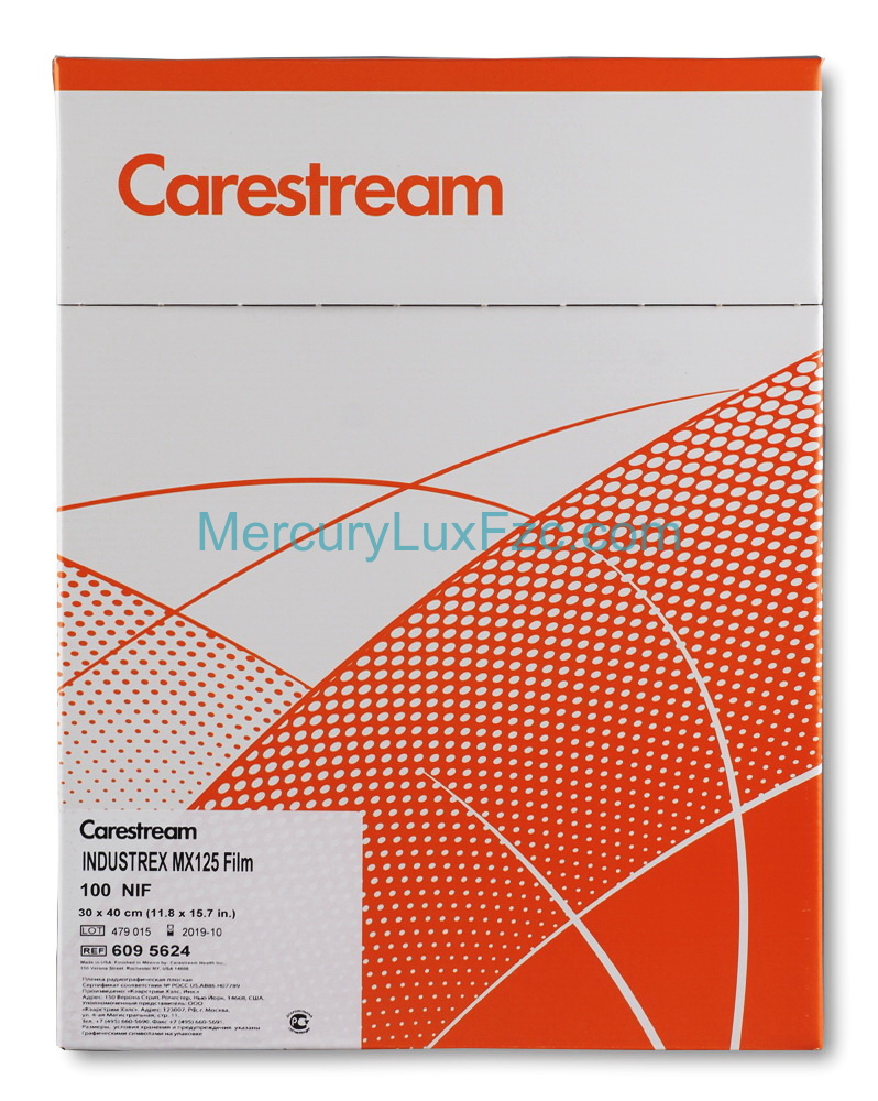 Industrial Xray Film Carestream Industrex (Kodak) МХ125 30x40 cm