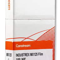 Industrial X-ray Film Carestream Industrex (Kodak) МХ125 10x24 cm.