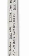 X-ray cassette Agfa CP with screen CPG 400 35x35 cm