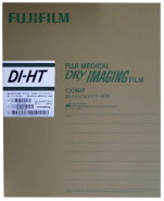 X-ray thermal film for general radiology FujiFilm DI-HT 35x43 cm.
